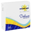Салфетки бумажные "Deluxe", цвет: белый, 50 шт Количество в упаковке: 50 шт инфо 4474r.